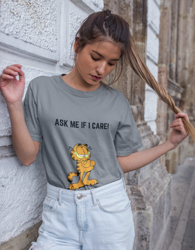 Ask Me Garfield T-shirt