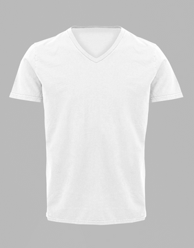 White V Neck T-shirt
